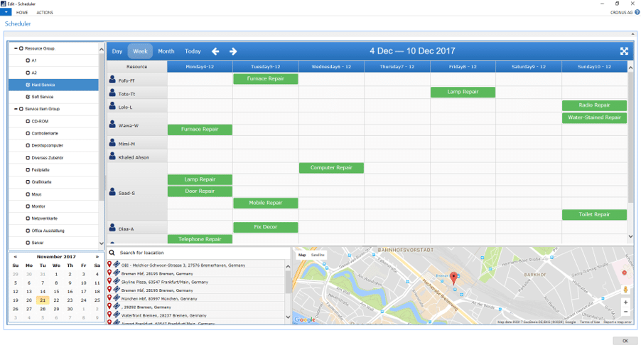 CONNAMIX Scheduler